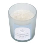 Positive Energy White Sage Crystal Chip Candle