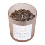 Full Moon Eucalyptus Manifestation Candle with Tiger’s Eye