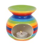 Rainbow Stripe Oil Burner