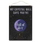 My Crystal Ball Says… Metal Sign