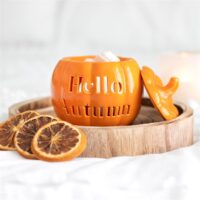 Hello Autumn Pumpkin Oil Burner - Image 4