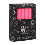 Set of 12 Pink ‘Friendship’ Spell Candles