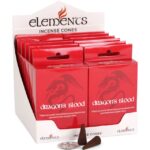 Set of 12 Packets of Elements Dragon’s Blood Incense Cones