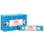 Set of 12 Packets of Karma Incense Sticks by Satya