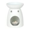 White Ceramic Tree of Life Oil Burner - Image 3