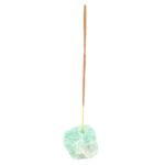 Green Fluorite Crystal Incense Stick Holder