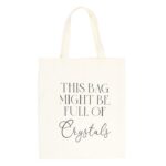 Full of Crystals Polycotton Tote Bag