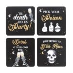 Til Death Do Us Party Coaster Set