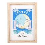 The Moon Celestial Framed Wall Print